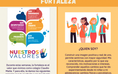 Infografía valor del mes: Fortaleza