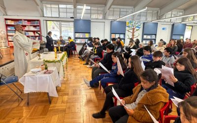 COMUNIDAD Y FE: Colegio Claudio Matte celebra su primera Misa de Catequesis de este 2026.